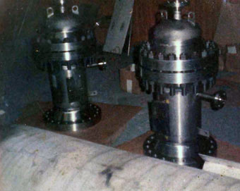 Filter housing for Tennessee Eastman